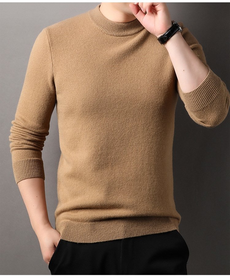 Мужской свитер из овечьей шерсти оптом