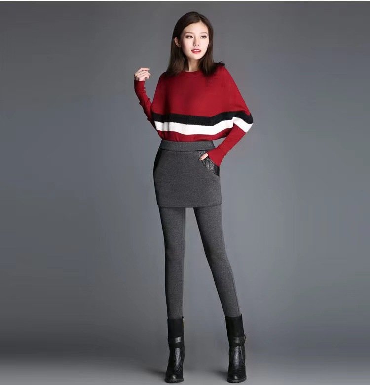 Женская зимняя юбка-платье с утеплением оптом из Китая