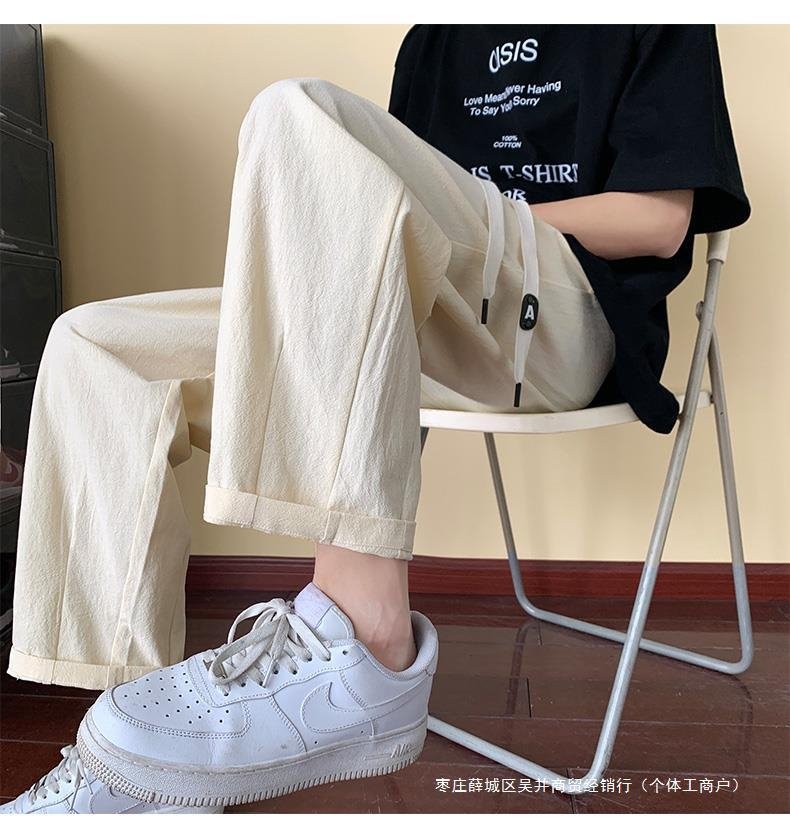 Мужские джинсы 2023 новой моды джинсы в стиле кэжуал с девятью дюймовыми брюками для мужчин оптом из Китая