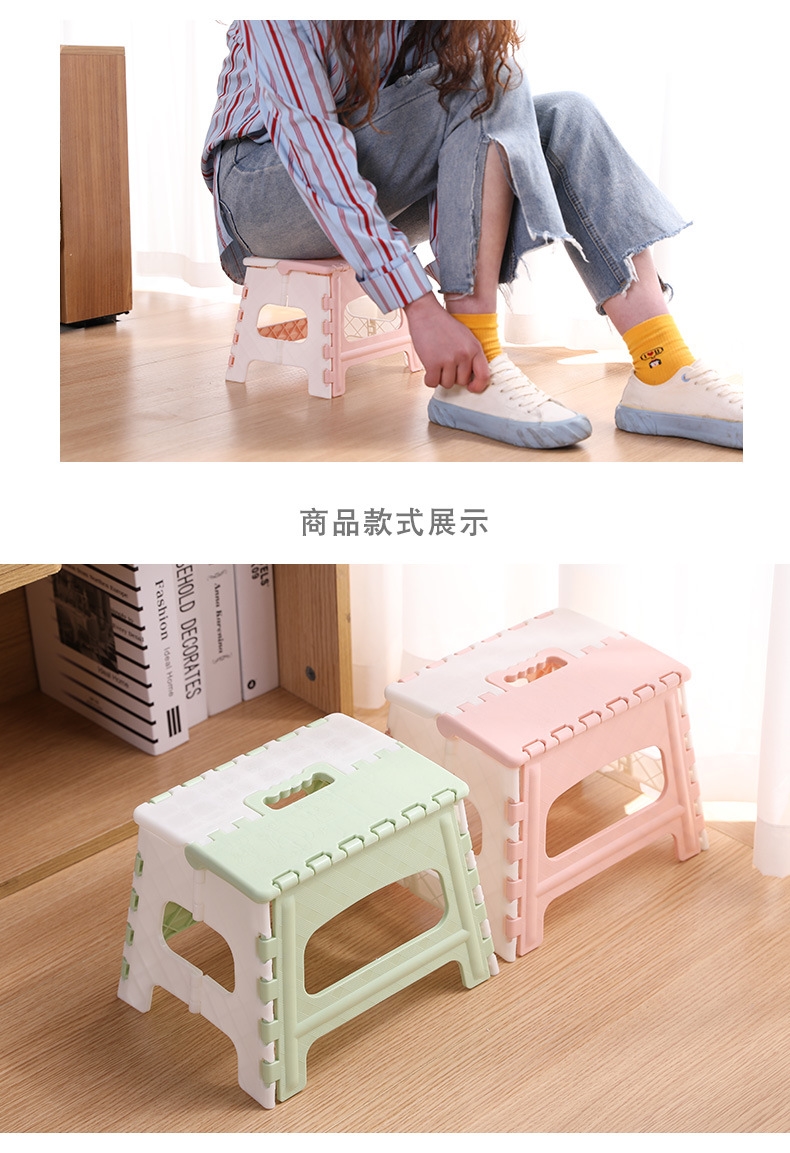 Складной пластиковый табурет для ванной комнаты и детей оптом из Китая