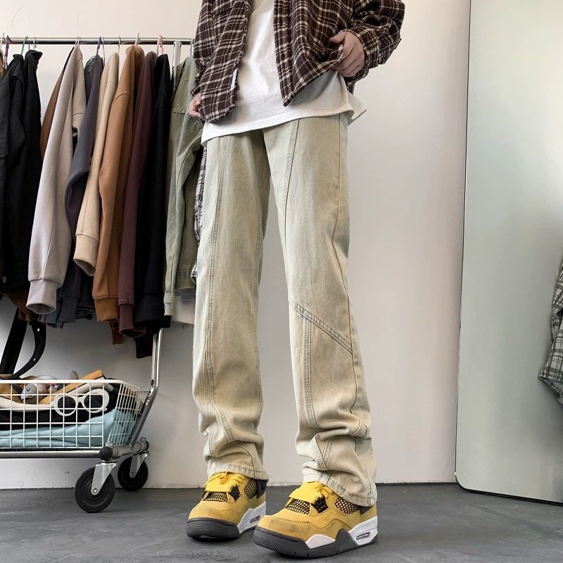 Мужские джинсы в стиле ретро vibe оптом из Китая