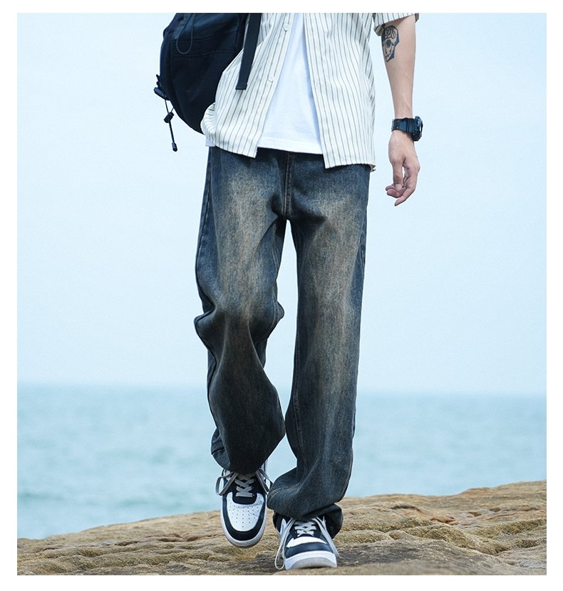 NASA мужские джинсы весна-осень 2024 оптом из Китая