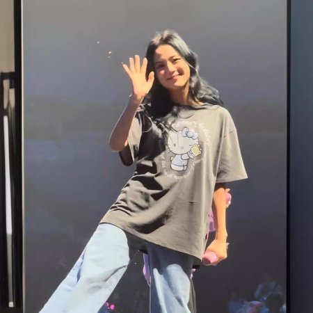 Кот Кетти широкая свободная футболка с коротким рукавом фото