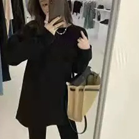 Толстовка с удлиненным рукавом и круглым вырезом изображение