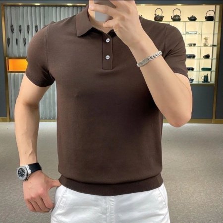Мужская футболка POLO с коротким рукавом изображение