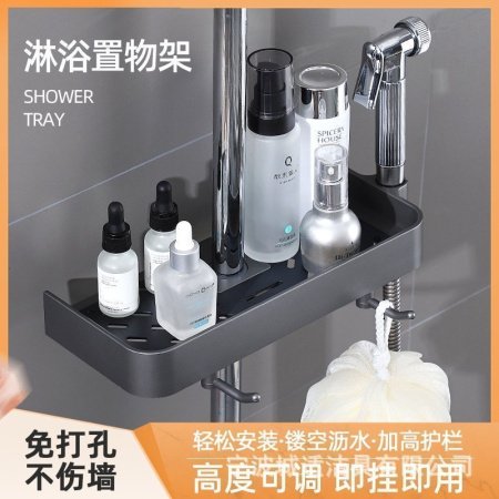 Полка для душа с подставкой для душа фото