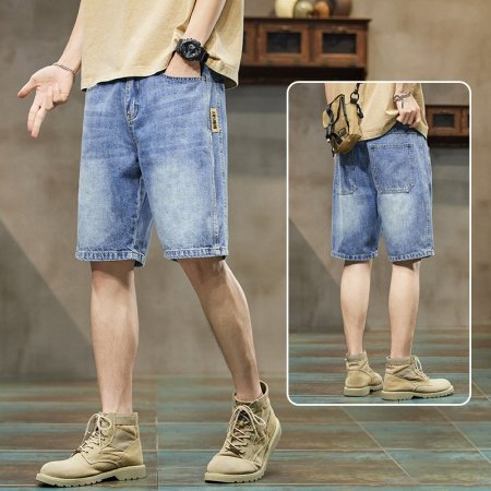 Мужские джинсовые шорты летнего сезона фото