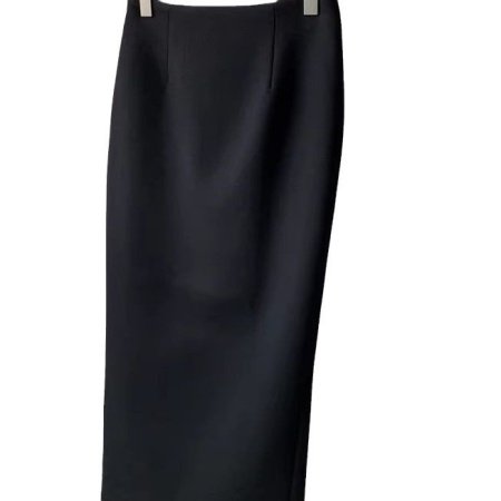 Высокая юбка-карандаш из шерсти с высокой талией изображение