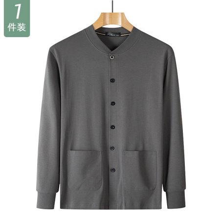 Мужская хлопковая футболка с длинным рукавом для пожилых фотография