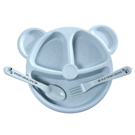 Детская посуда с разделениями Cute Bear Set фотография
