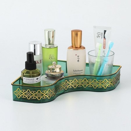 Полка для ванной комнаты с золотым тиснением фото