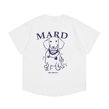 Футболка с коротким рукавом и принтом маленькой собачки фотография