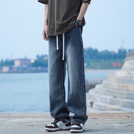 NASA мужские джинсы весна-осень 2024 фото