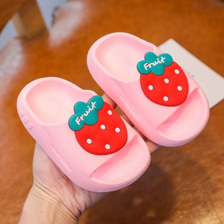 Детские тапочки с мультяшным рисунком фото