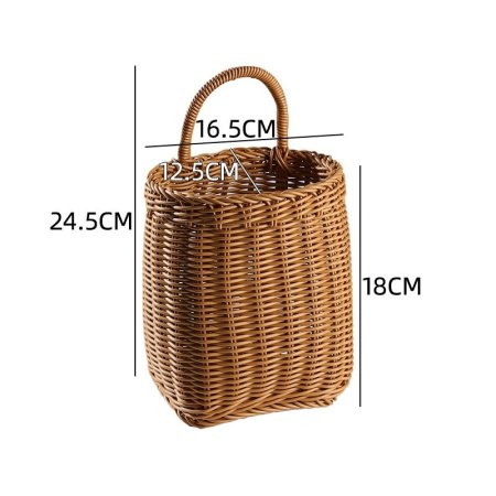 Плетеная корзина для хранения фотография