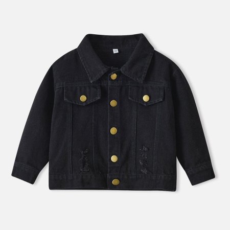 Детская куртка в стиле джинсовой куртки для мальчиков и девочек фотография
