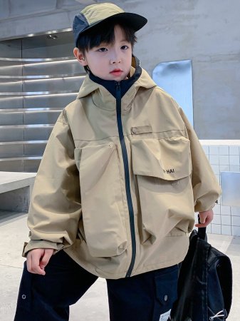 Детская мужская рабочая куртка весна-осень 2024 фото