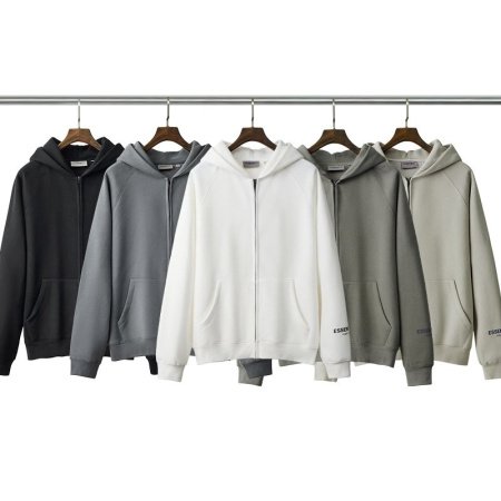 Худи с молнией FEAROFGOD ESSENTIALS фото
