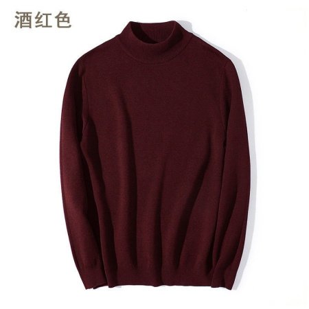 Мужской свитер с высоким воротником фото