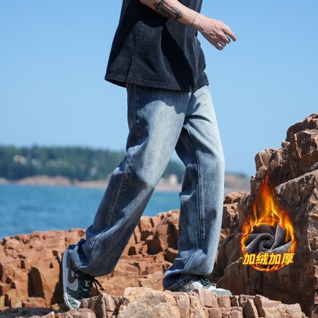 Мужские джинсы в стиле хайстрит 2024 фото