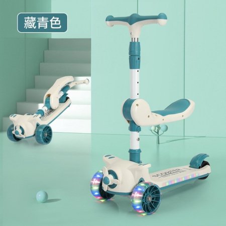 Детский складной самокат фотография