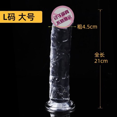 Прозрачный фаллоимитатор различных размеров фото