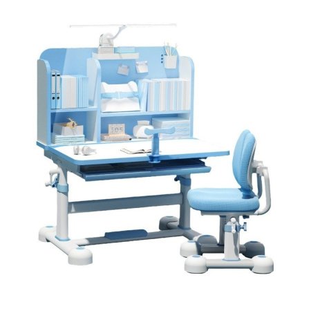 Детский учебный стол и стул фотография