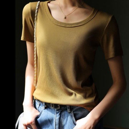 Женская футболка 2024 весна-лето изображение