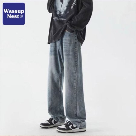 Wassup Мужские джинсы прямого кроя фото