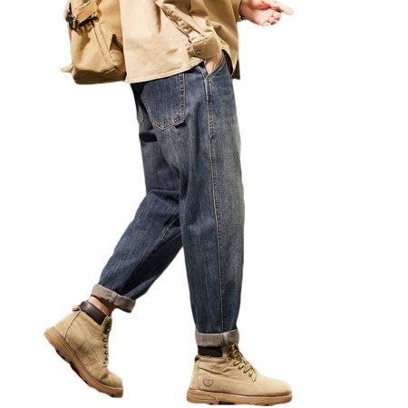 Мужские джинсы прямого кроя с утеплением фото