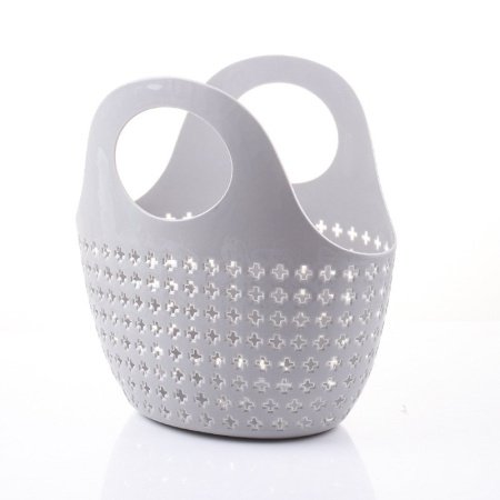 Пластиковая корзина для ванной комнаты фотография