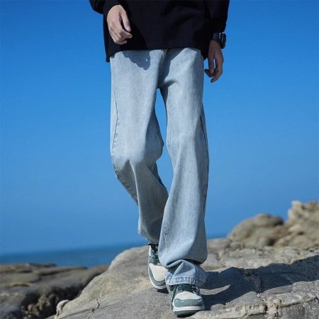 NASA мужские джинсы весна-осень 2024 фото