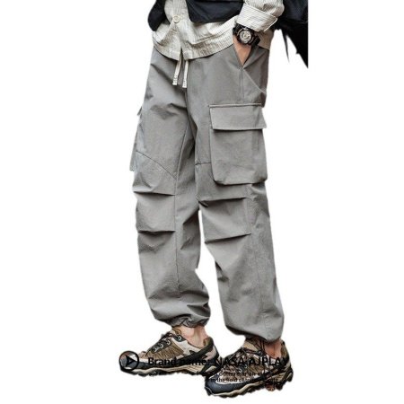 Наса прямые мужские брюки 2024 весна-лето фото