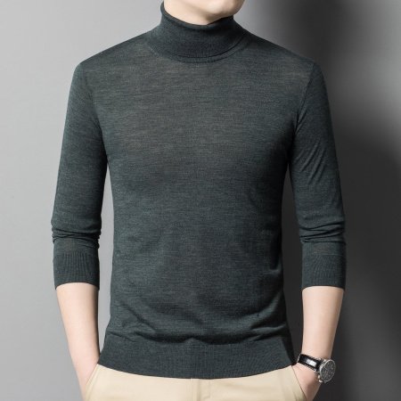 Мужской свитер из тонкой шерсти фото
