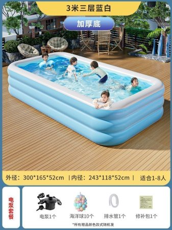 Надувной бассейн для дома и улицы фото