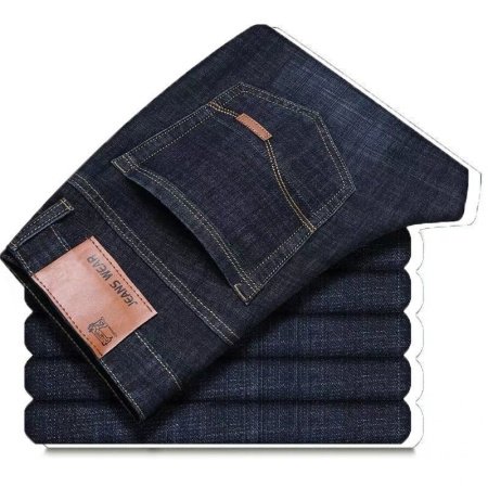 Мужские джинсы прямого кроя с высокой посадкой фото