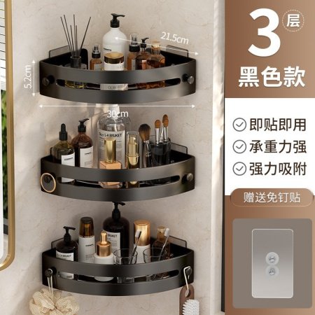 Угловая полка для ванной комнаты и кухни фотография