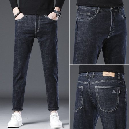 Джинсы мужские весна-осень 2024 изображение