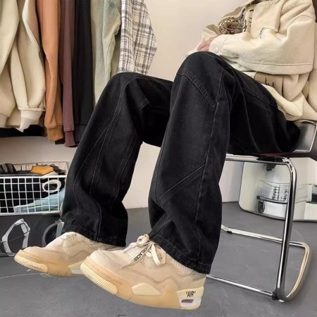 Мужские джинсы в стиле ретро vibe фотография