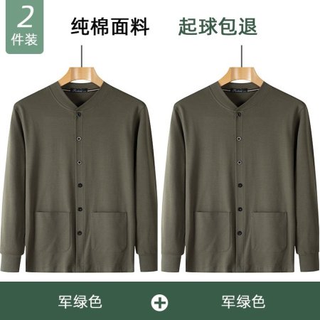 Мужская хлопковая футболка с длинным рукавом для пожилых фотография