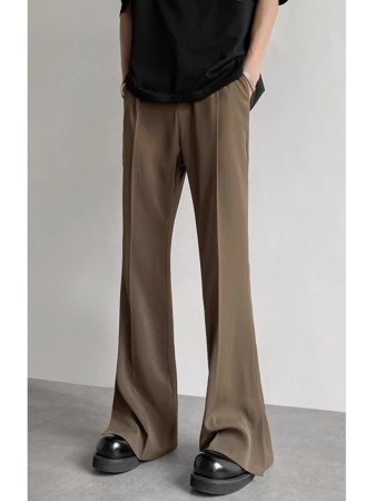 Мужские брюки с разрезом на костюме изображение