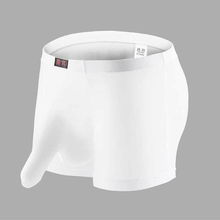 Мужские трусы с раздельным бельем и прозрачными пулями изображение