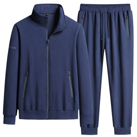 Мужской спортивный костюм из чистого хлопка фото