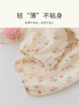 Летние детские штаны из марли фото