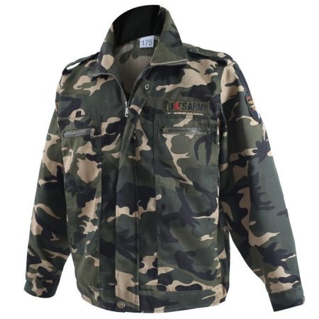 Рабочий костюм с камуфляжным рисунком изображение