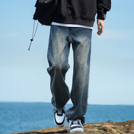 Мужские джинсы в стиле хайстрит 2024 фото