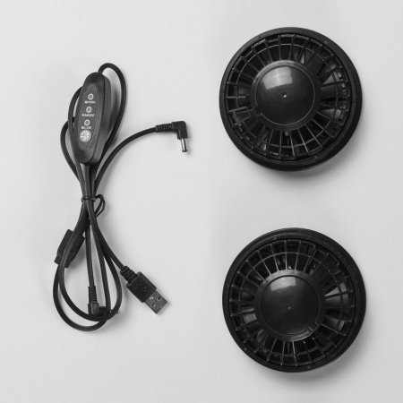 Летний мужской жилет с вентилятором для охлаждения изображение