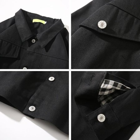 Весенне-осенняя мужская куртка в стиле ретро с крупным рисунком фотография