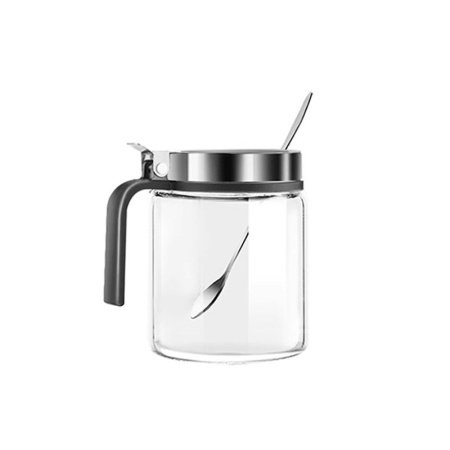 Стеклянный набор для специй с нержавеющей пружиной фотография