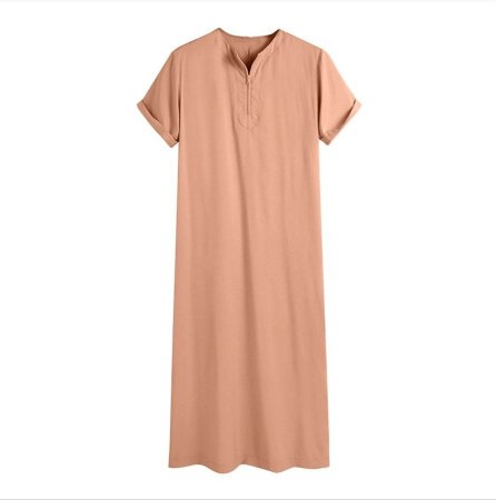 Мужская мусульманская рубашка с молнией фотография